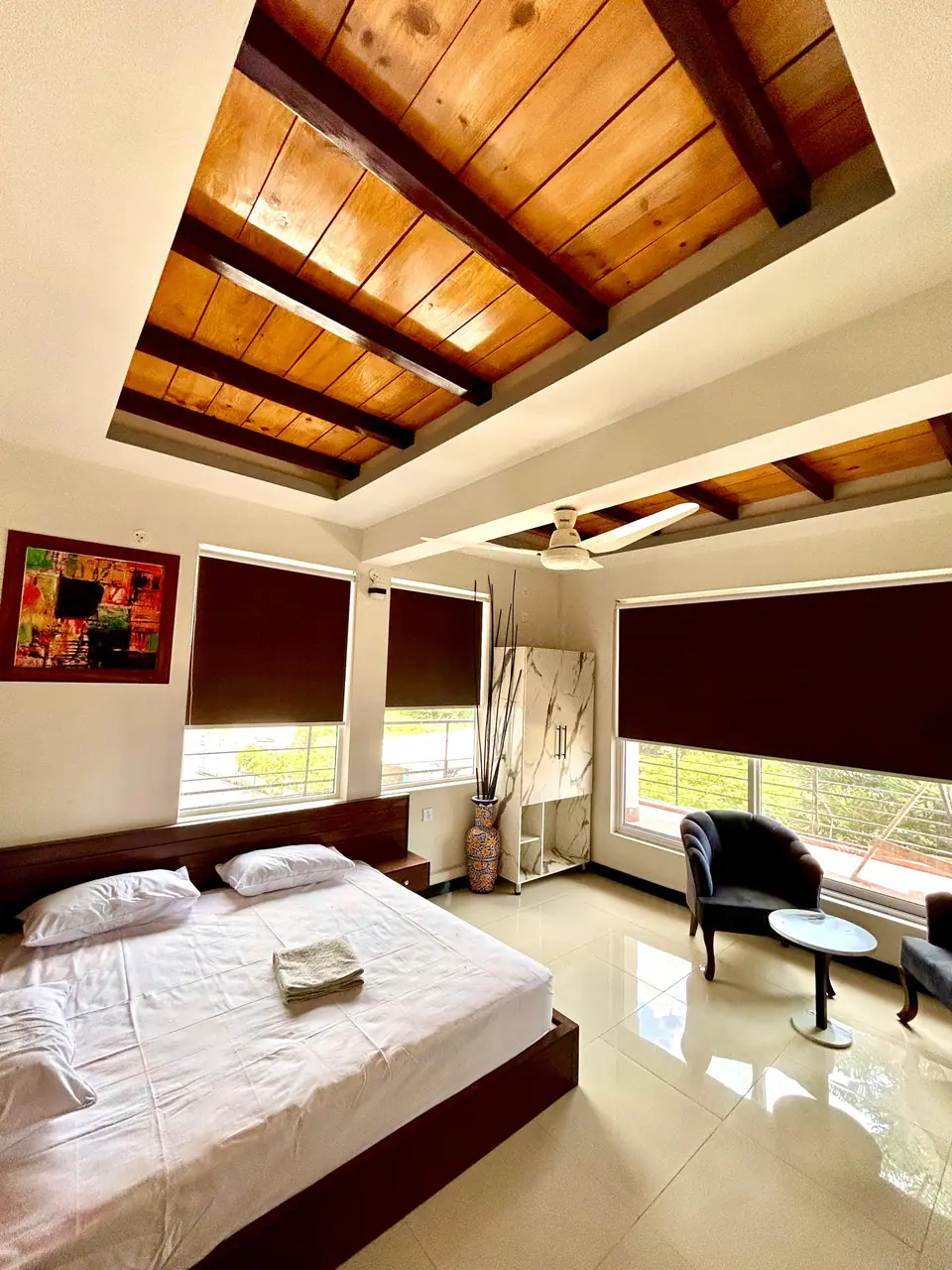 Bright suite bedroom